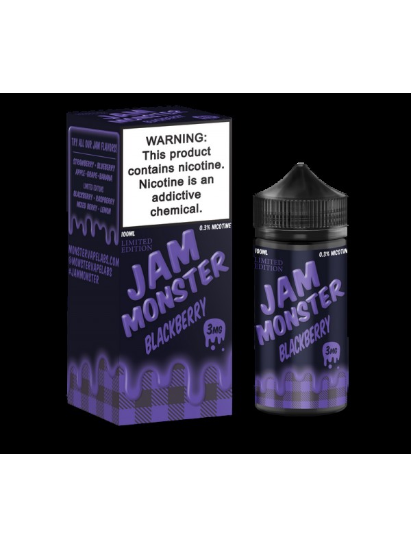 Jam Monster BLACKBERRY Vape Juice 100ml