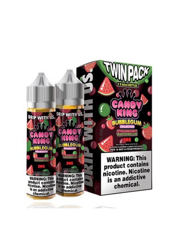Candy King Twin Pack Bubblegum Strawberry Watermel...
