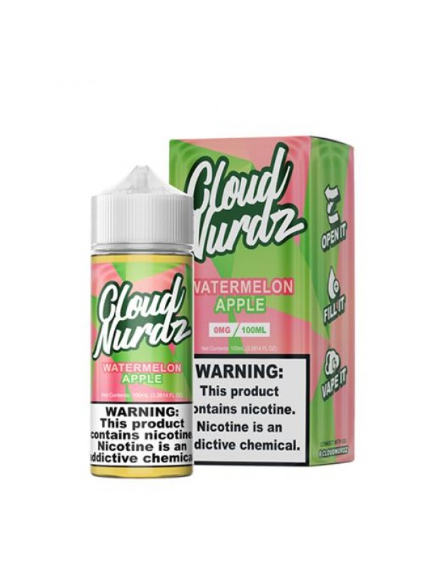 Cloud Nurdz Watermelon Apple 100ml Vape Juice