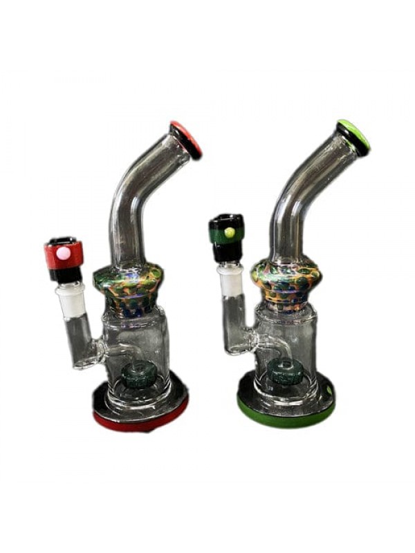 8.5" Handmade Glass Bong w- Mini Showerhead P...