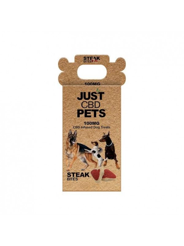 JustCBD Steak Bites CBD Dog Treats Default Title