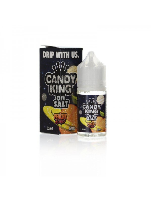 Candy King On Salt Peachy Rings 30ml Nic Salt Vape...