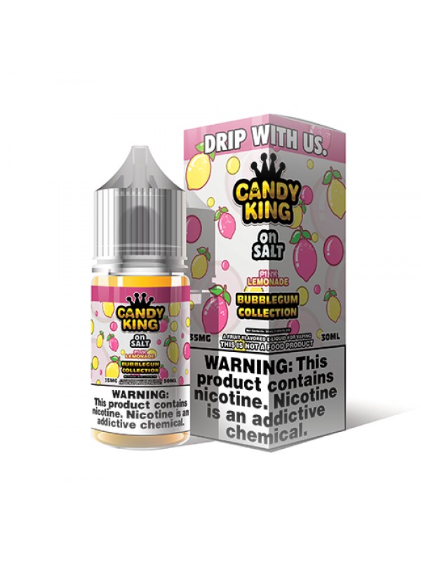 Candy King Bubblegum Salt Pink Lemonade 30ml Nic Salt Vape Juice