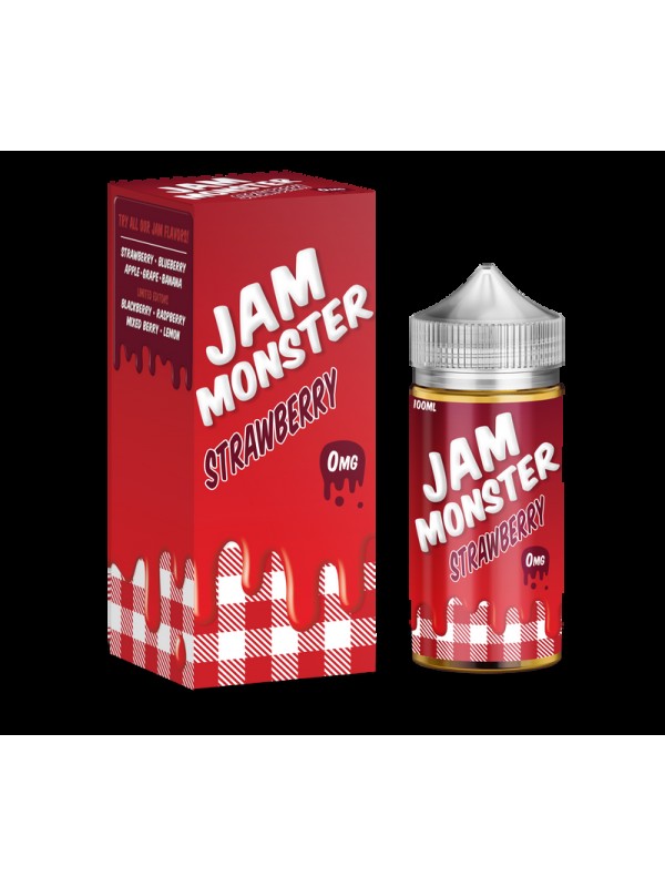 Jam Monster STRAWBERRY Vape Juice 100ml