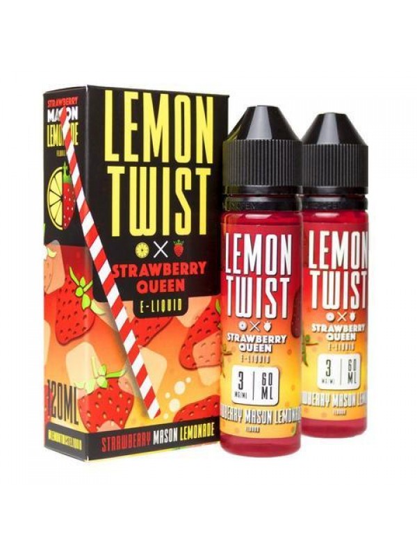 Lemon Twist Strawberry Mason Lemonade 120ml Vape J...