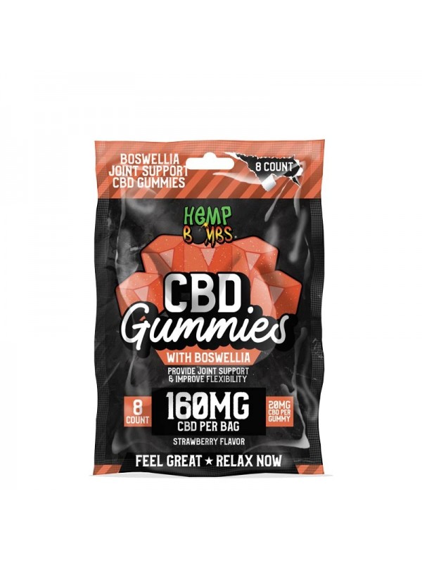 Hemp Bombs Boswellia CBD Gummies (Joint Support)