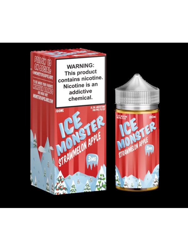 Ice Monster Strawmelon Apple 100ml Vape Juice