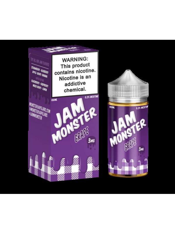 Jam Monster GRAPE Vape Juice 100ml