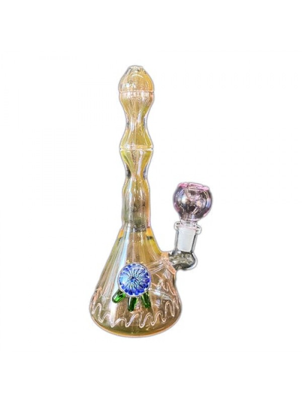 8.5" Heady Handmade Fumed Glass Bong