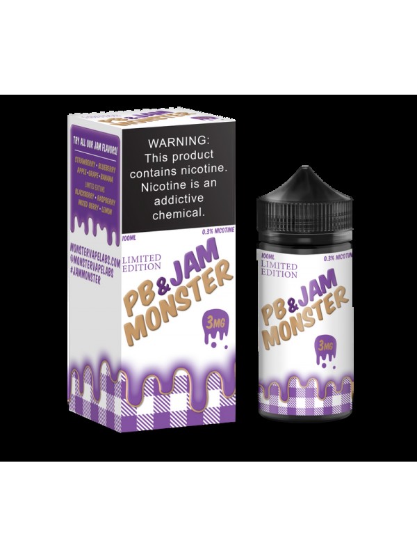 Jam Monster PB & J 100ml Vape Juice