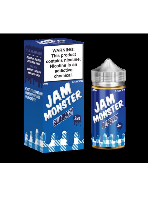 Jam Monster BLUEBERRY Vape Juice 100ml