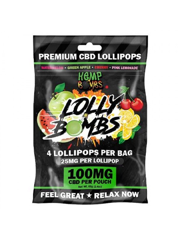 Hemp Bombs LollyBombs CBD Lollipops