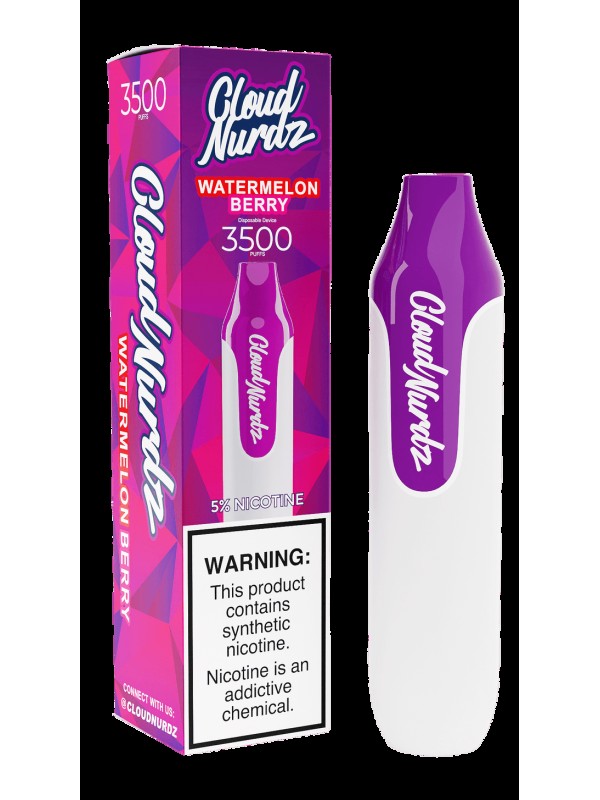 Cloud Nurdz Disposable Vape (2.5% / 5%, 3500 Puffs)