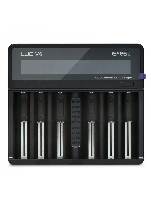 Efest LUC V6 6 Bay Battery Charger Default Title