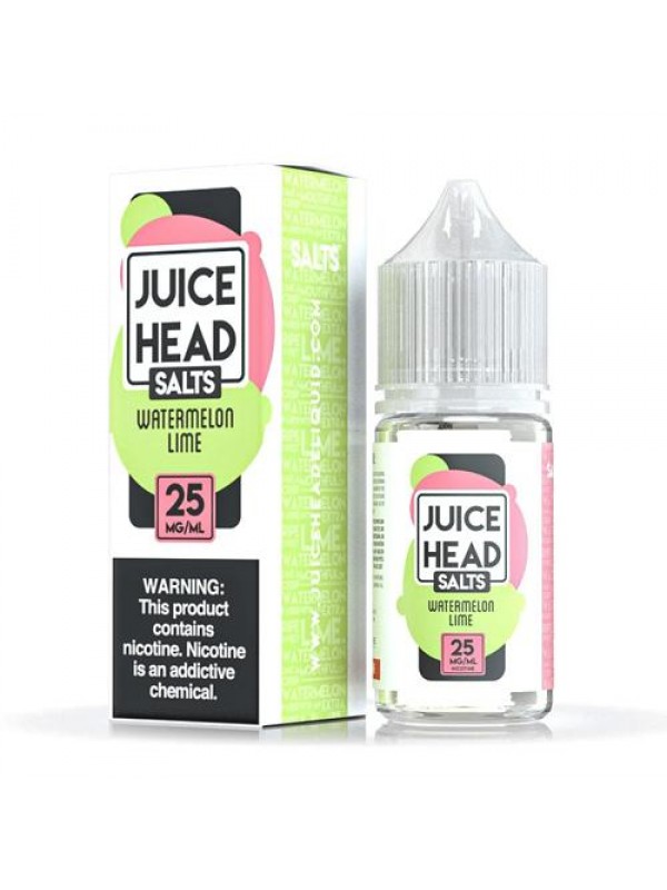 Juice Head Salts Watermelon Lime 30ml Nic Salt Vape Juice