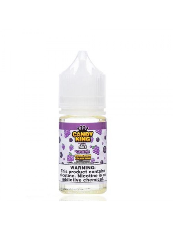 Candy King Bubblegum Salt Grape 30ml Nic Salt Vape...