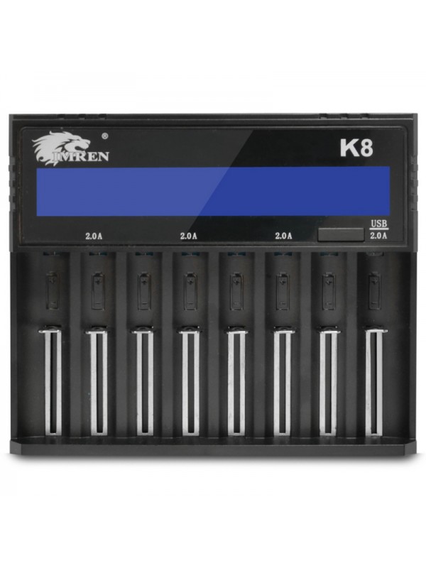 Imren K8 8 Bay Battery Charger