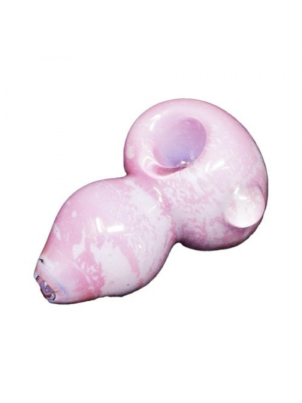 Pink Handmade Mini Glass Pipe