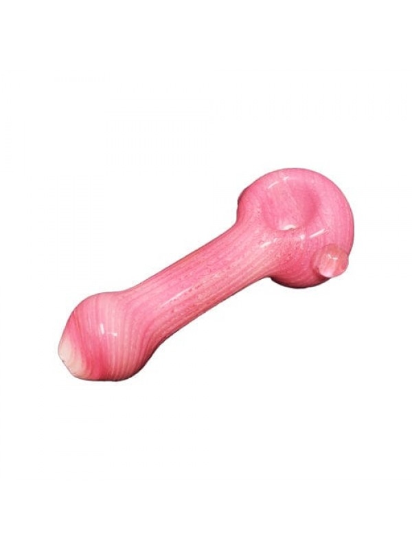 Pink Multi-Designed Handmade Glass Hand Pipe