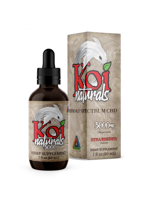 Koi Naturals Strawberry 60ml CBD Tincture