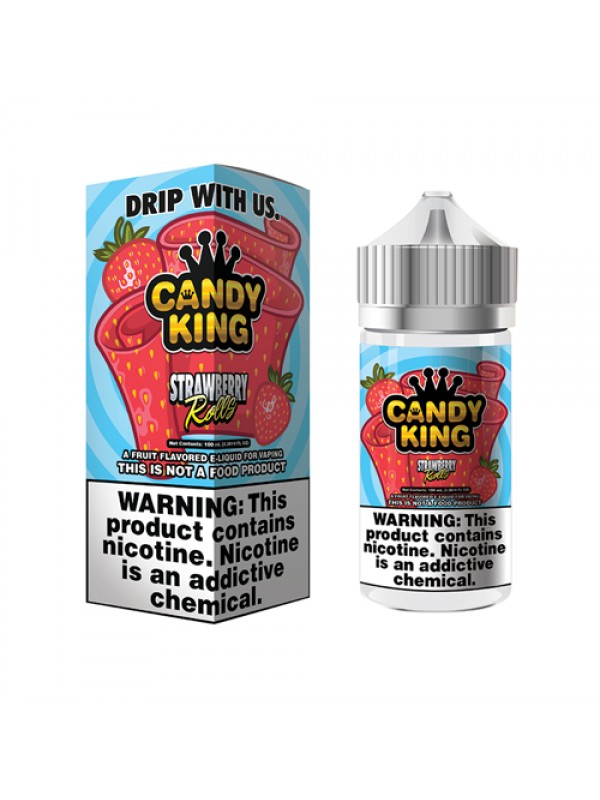 Candy King Strawberry Roll 100ml Vape Juice