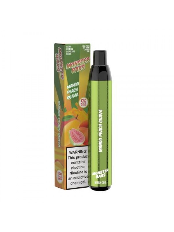 Monster Bars Disposable Vape -  Smooth Tobacco