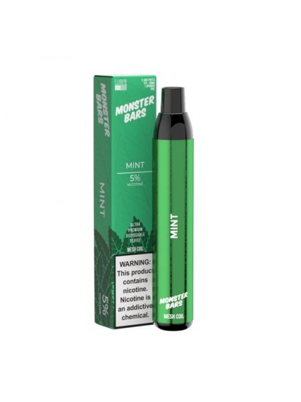 Monster Bars Disposable Vape -  Smooth Tobacco