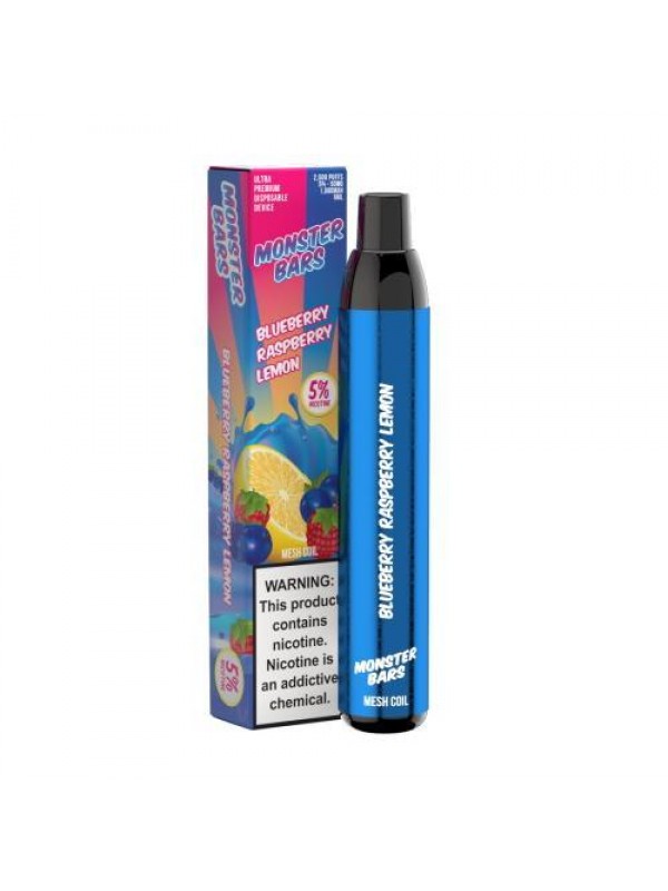 Monster Bars Disposable Vape -  Smooth Tobacco