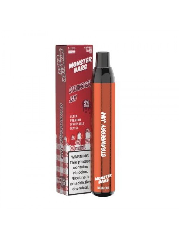 Monster Bars Disposable Vape -  Smooth Tobacco