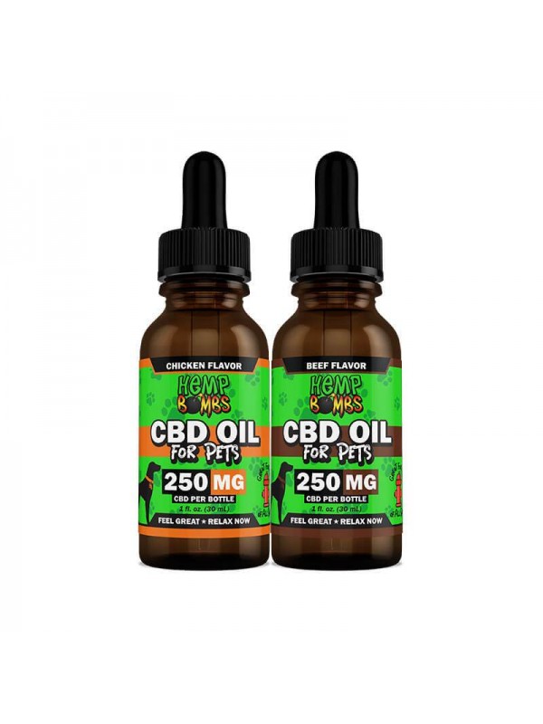 Hemp Bombs CBD Pet Oil 250mg