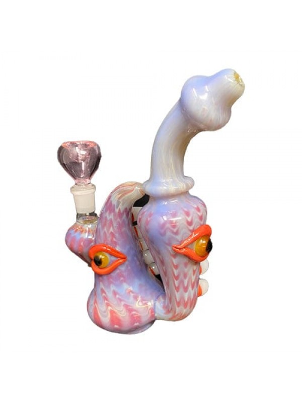 Heady Handmade Spike & Eyes Glass Bong