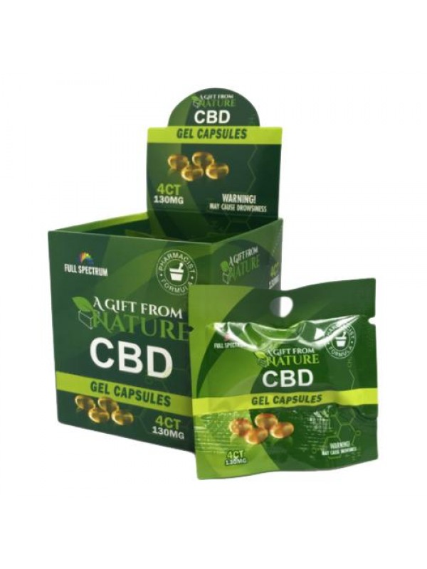 AGFN CBD Gel Capsule (4x Pack)
