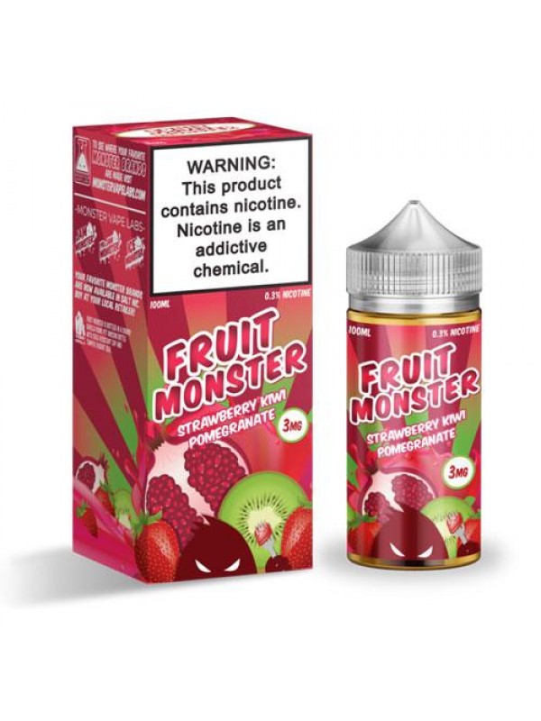 Fruit Monster Strawberry Kiwi Pomegranate 100ml Va...