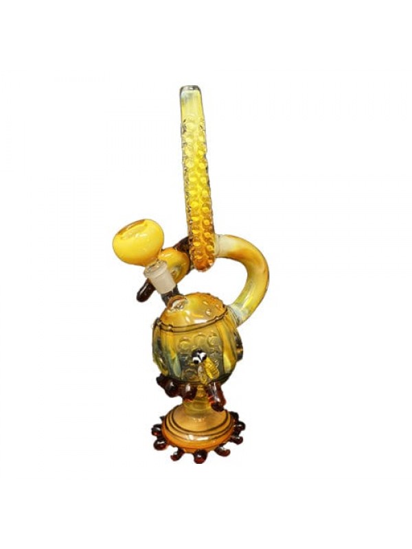 Heady Handmade Glass Honeybee Bong