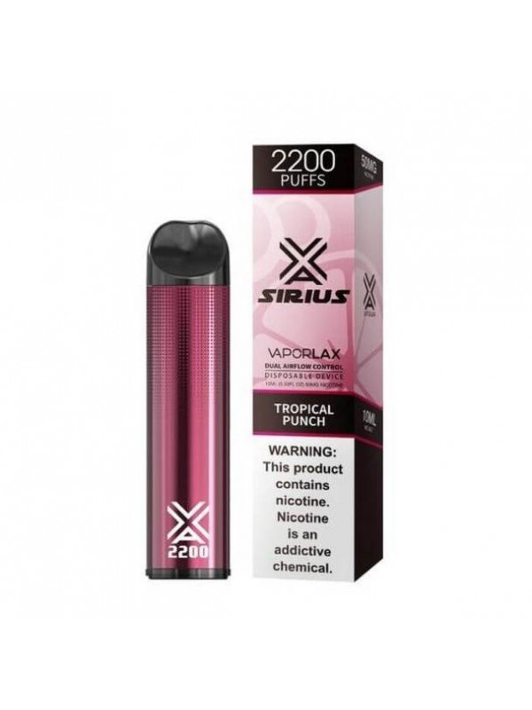 Vaporlax Sirius Disposable Vape