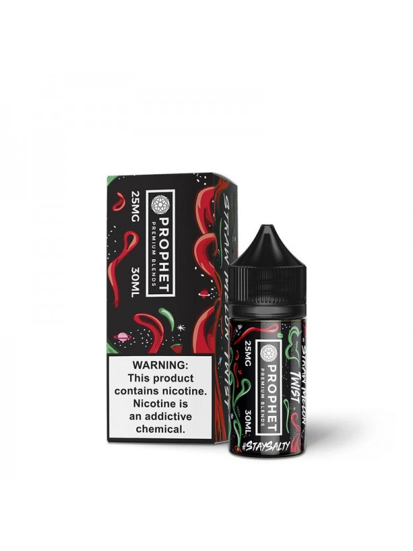 Stay Salty Salts Straw Melon Twist 30ml Nic Salt Vape Juice