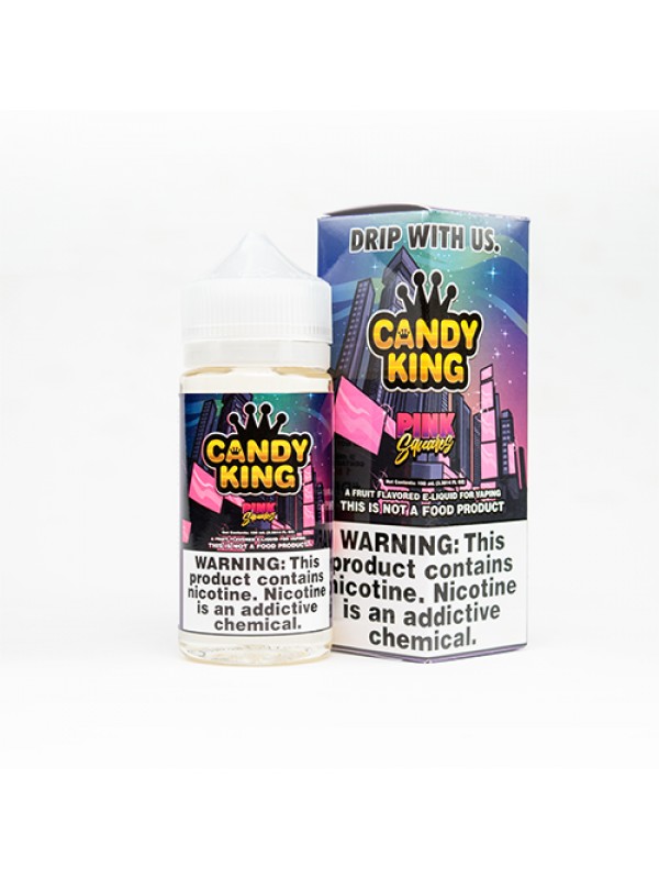 Candy King Vape Juices - Pink Squares (100mL)