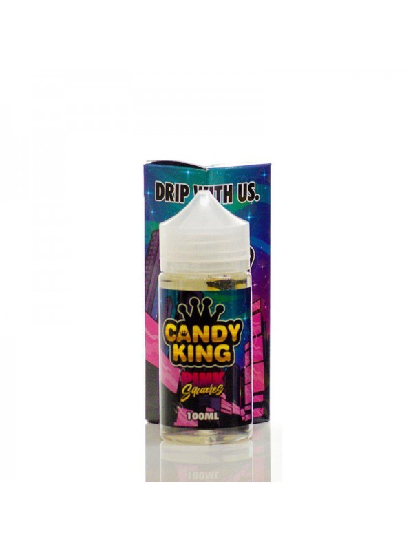 Candy King Vape Juices - Pink Squares (100mL)