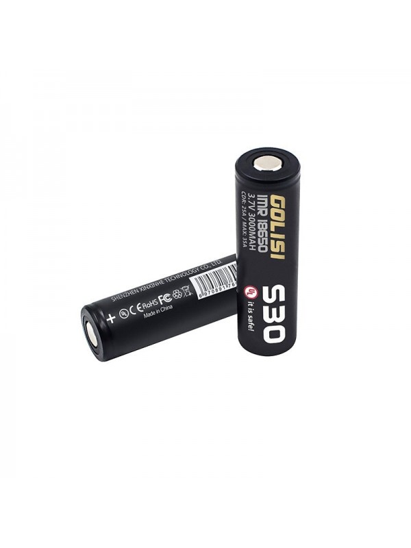 Golisi IMR S30 Pro Series 18650 35A-3000mAh Batter...