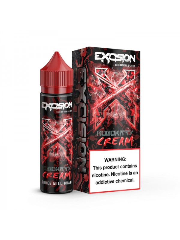 Alt Zero and Excision Vape Juice Robokitty Cream 60ml