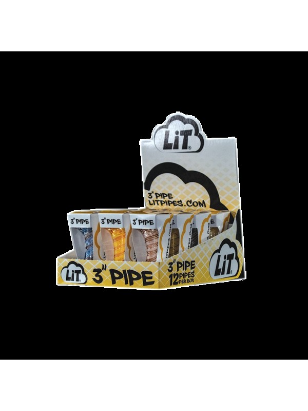 LiT Glass 3" Hand Pipe
