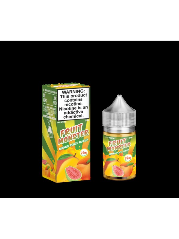 Fruit Monster Salts Mango Peach Guava 30ml Nic Salt Vape Juice