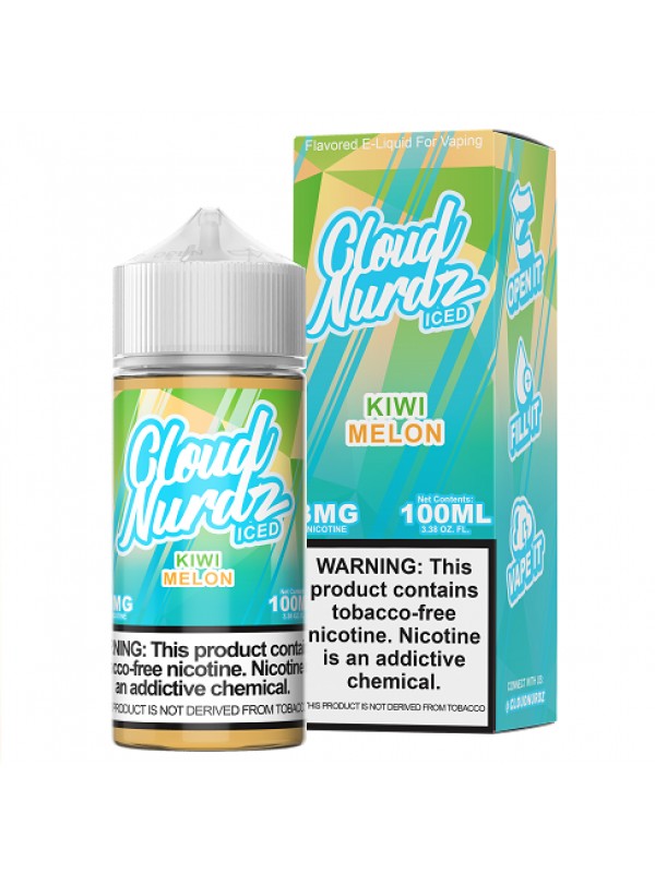 Cloud Nurdz Synthetic Nicotine Iced Kiwi Melon 100...