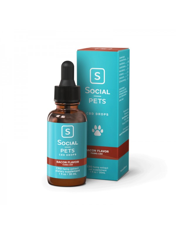 Social CBD Pet Drops 750mg