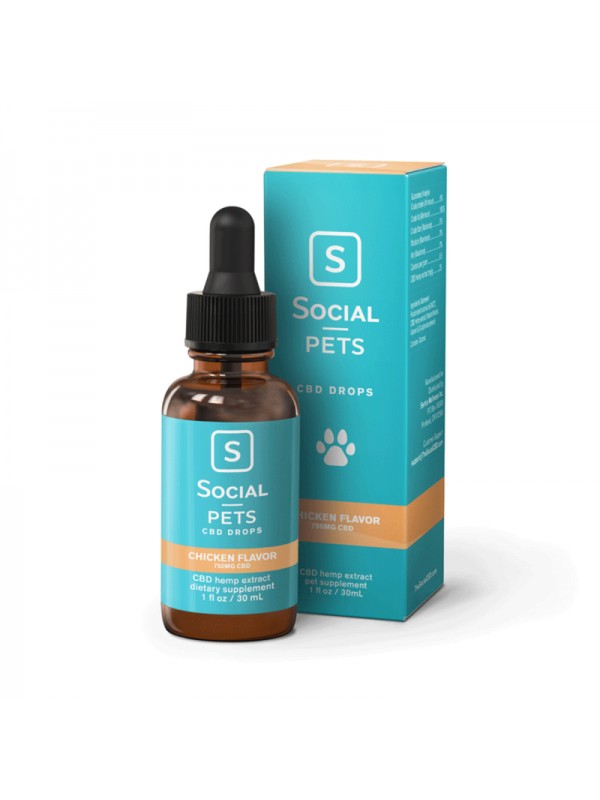 Social CBD Pet Drops 750mg