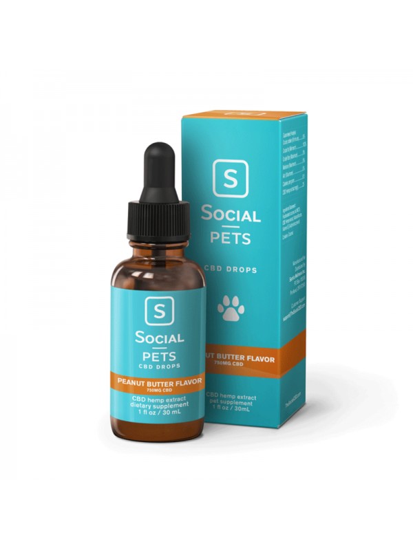 Social CBD Pet Drops 750mg
