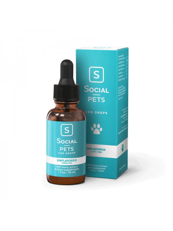 Social CBD Pet Drops 750mg