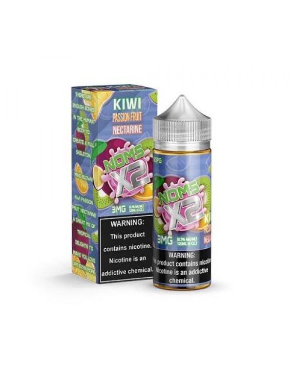 NOMS X2 Kiwi Passion Fruit Nectarine 120ml Vape Ju...