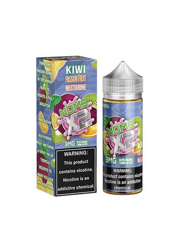 NOMS X2 Kiwi Passion Fruit Nectarine 120ml Vape Juice
