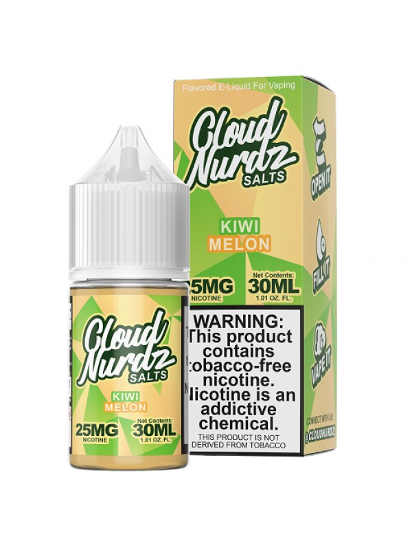 Cloud Nurdz Synthetic Nicotine Kiwi Melon 30ml Nic...